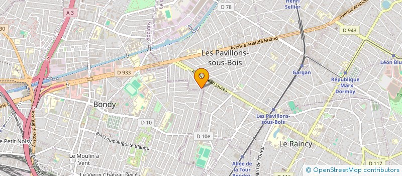 localisation de l'entreprise MATERAC à LES PAVILLONS-SOUS-BOIS