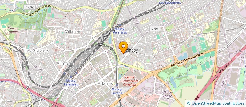 localisation de l'entreprise MATERCO à MASSY