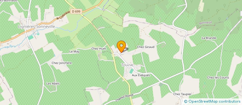 localisation de l'entreprise MATEREC à BELLEVIGNE