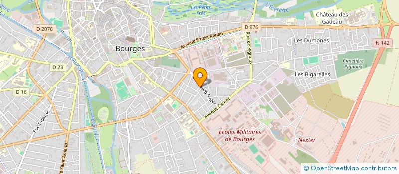 localisation de l'entreprise MATERFLO  BOURGES