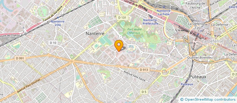 localisation de l'entreprise MATERI'ACT à NANTERRE