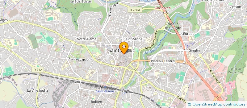 localisation de l'entreprise MATERIA à SAINT-BRIEUC