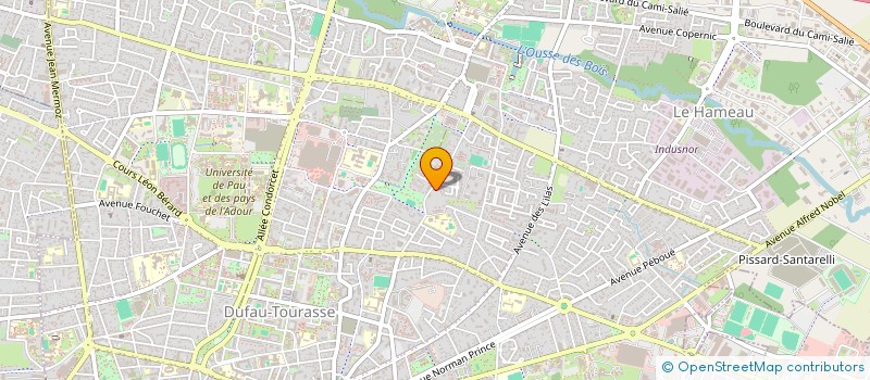 localisation de l'entreprise MATERIA à PAU