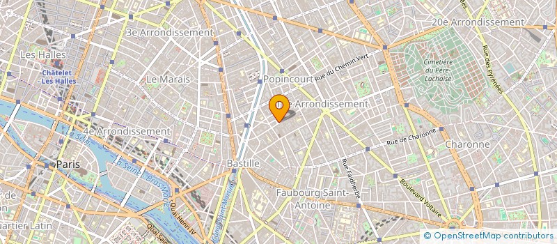 localisation de l'entreprise MATERIA E SAPORI  PARIS