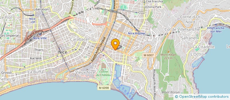 localisation de l'entreprise MATERIA SURFACES CONTINUES à NICE