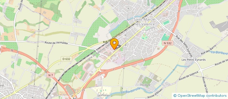 localisation de l'entreprise MATERIALISE à SAINT-MARCEL-LES-VALENCE