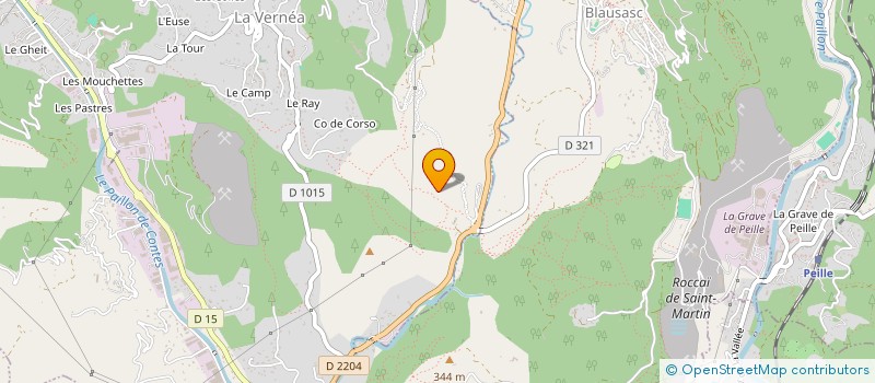 localisation de l'entreprise MATERIAUX 2000 à CONTES