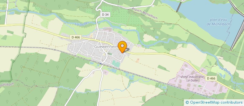 localisation de l'entreprise MATERIAUX BRINGEL à GUEWENHEIM