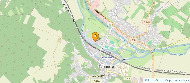 localisation de l'entreprise MATERIAUX COMPOSITES RESINEUX EREVAN  TONNERRE
