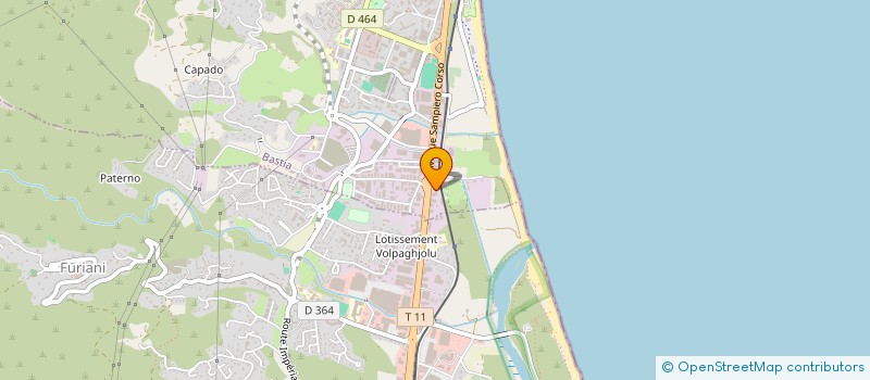 localisation de l'entreprise MATERIAUX DE LA CONCA D'ORO à BASTIA