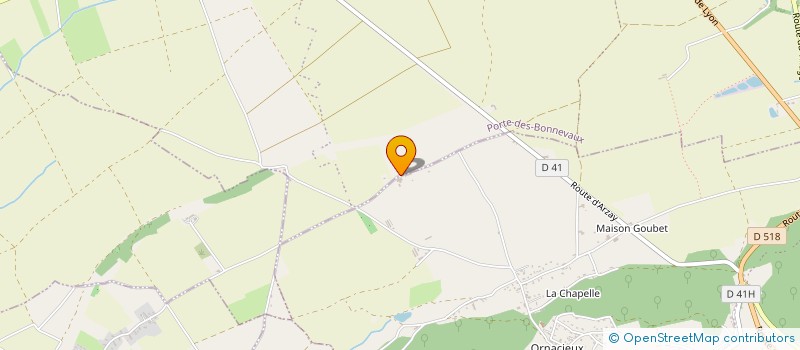 localisation de l'entreprise MATERIAUX DE LA PLAINE à PORTE-DES-BONNEVAUX
