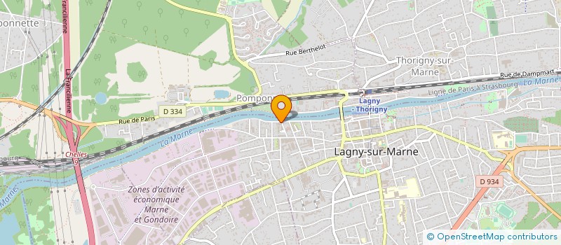 localisation de l'entreprise MATERIAUX DE LAGNY à LAGNY-SUR-MARNE