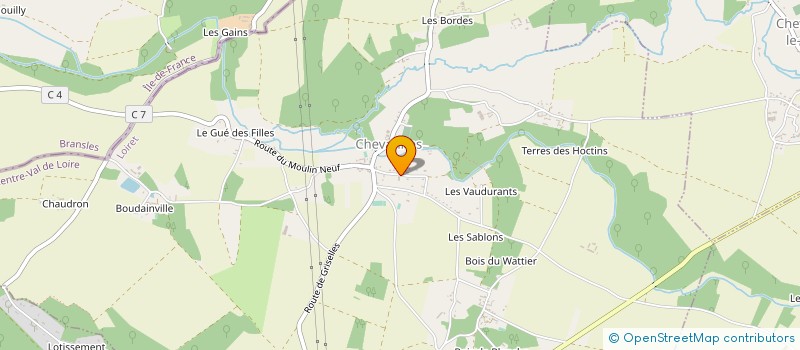localisation de l'entreprise MATERIAUX DISTRIBUTION CLOTURES à FONTENAY-SUR-LOING