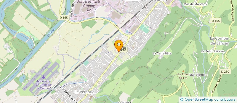 localisation de l'entreprise MATERIAUX DU GRESIVAUDAN SARL à LE VERSOUD