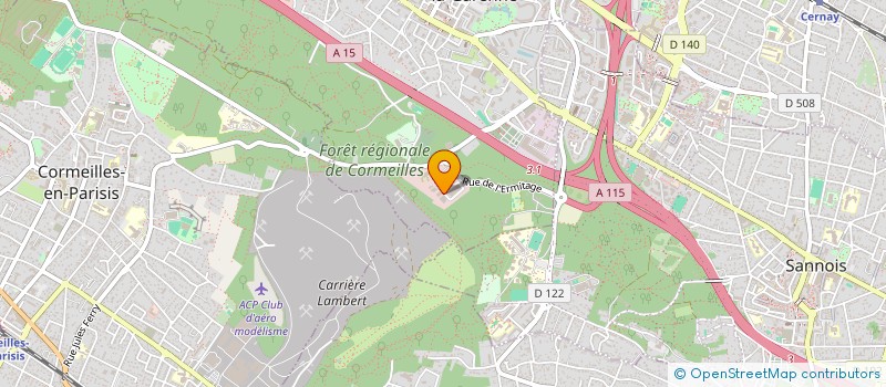 localisation de l'entreprise MATERIAUX EN BOUCLE  FRANCONVILLE