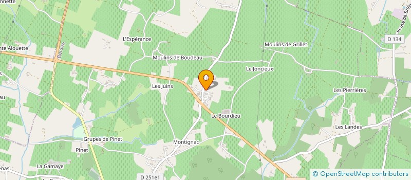 localisation de l'entreprise MATERIAUX ET CLOTURES MBGA à BERSON