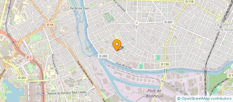 localisation de l'entreprise MATERIAUX ET PRODUITS NOUVEAUX à SAINT-MAUR-DES-FOSSES
