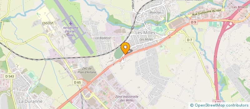 localisation de l'entreprise MATERIAUX ET TECHNIQUES MODERNES à AIX-EN-PROVENCE