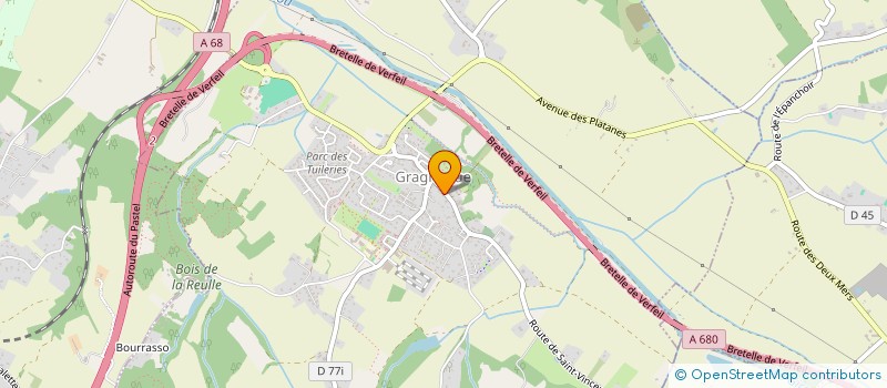 localisation de l'entreprise MATERIAUX FOURNITURES SOURCING  GRAGNAGUE