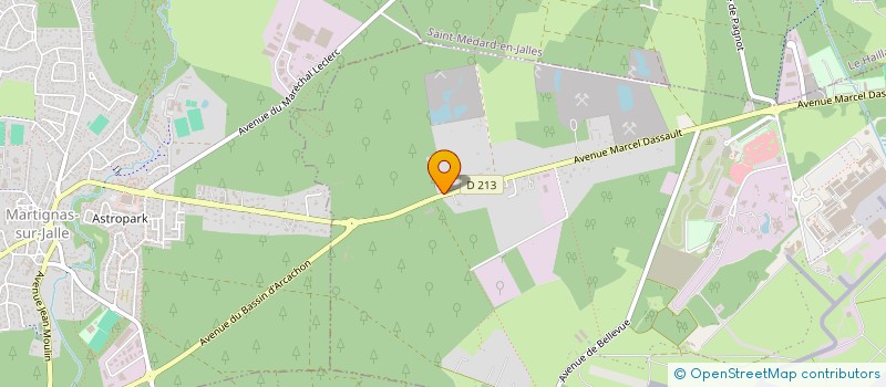 localisation de l'entreprise MATERIAUX ISOLATION D'AQUITAINE  MERIGNAC