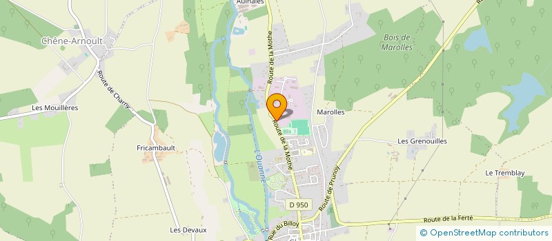 localisation de l'entreprise MATERIAUX JOBERT à CHARNY OREE DE PUISAYE