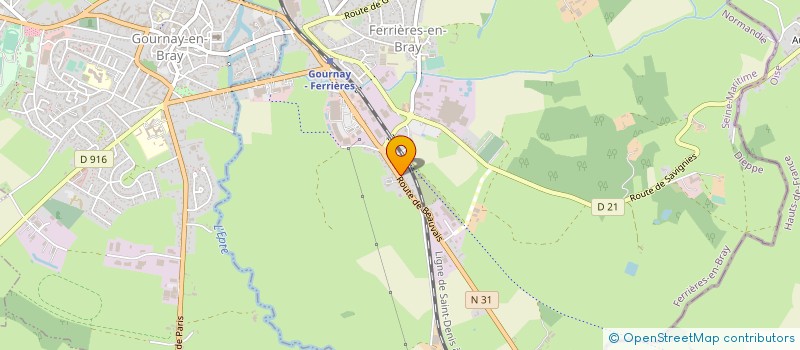 localisation de l'entreprise MATERIAUX LIMERMONT à FERRIERES-EN-BRAY
