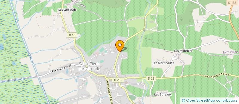 localisation de l'entreprise MATERIAUX NORD BLAYAIS à SAINT-CIERS-SUR-GIRONDE