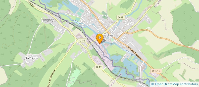 localisation de l'entreprise MATERIAUX NORMANDS à GAMACHES