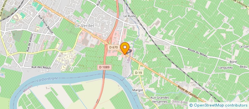 localisation de l'entreprise MATERIAUX PORTUAIRES AQUITAINS à LIBOURNE