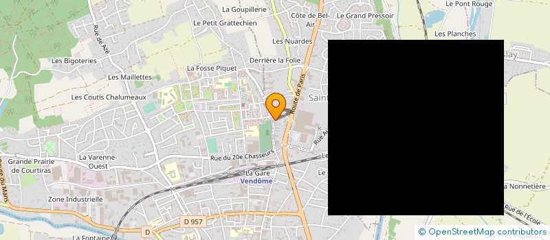 localisation de l'entreprise MATERIAUX PREFABRIQUES VENDOMOIS à VENDOME