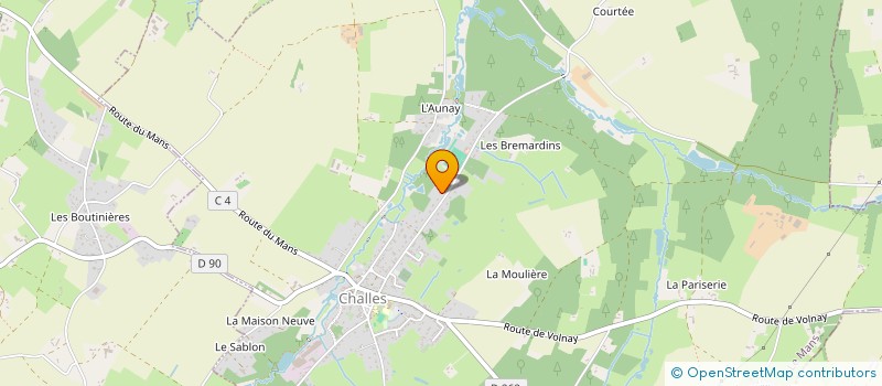 localisation de l'entreprise MATERIAUX PRO à CHALLES