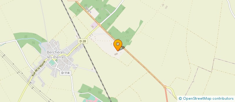 localisation de l'entreprise MATERIAUX ROUTIERS DE CHARTRES à BERCHERES-LES-PIERRES