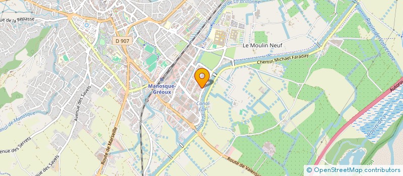 localisation de l'entreprise MATERIAUX SIMC à MANOSQUE