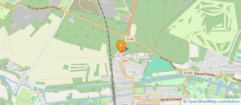 localisation de l'entreprise MATERIAUX VRD  GOUVIEUX