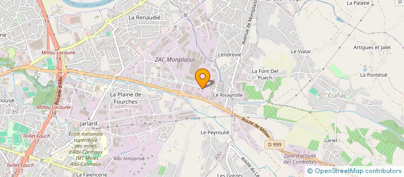 localisation de l'entreprise MATERIEL AGENCEMENT TECHNIQUE SERVICE  ALBI