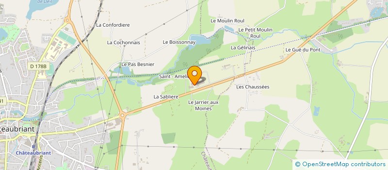 localisation de l'entreprise MATERIEL AGRICOLE CASTELBRIANTAIS à LOUISFERT