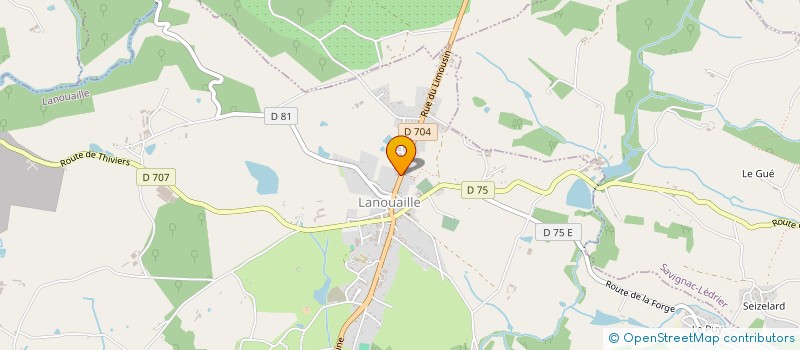 localisation de l'entreprise MATERIEL AGRICOLE DU PERIGORD-LIMOUSIN à LANOUAILLE