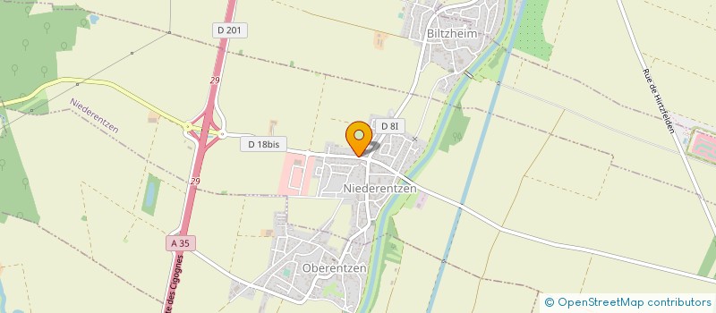 localisation de l'entreprise MATERIEL AGRICOLE FREUDENREICH SA  NIEDERENTZEN