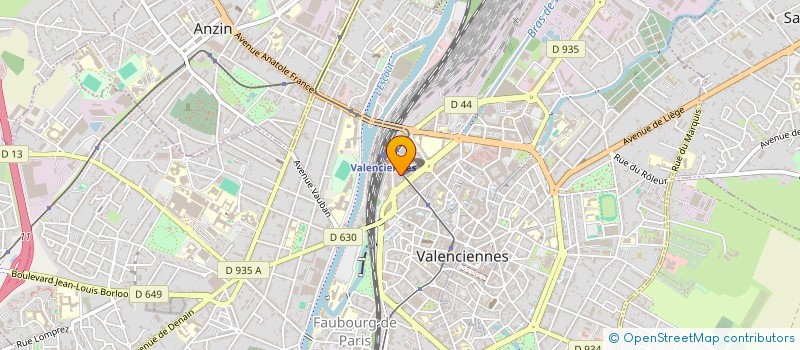 localisation de l'entreprise MATERIEL ALARME HAUTE TECHNOLOGIE  VALENCIENNES