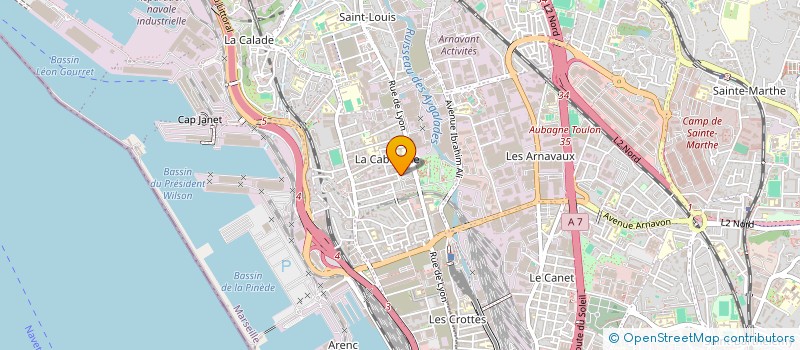 localisation de l'entreprise MATERIEL ALIMENTAIRE DISTRIBUTION ET SERVICES  MARSEILLE