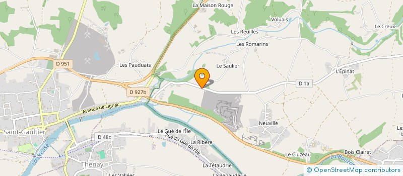 localisation de l'entreprise MATERIEL D'ELEVAGE DU CENTRE à CHASSENEUIL