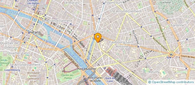 localisation de l'entreprise MATERIEL DE BUREAU ET FOURNITURE  PARIS