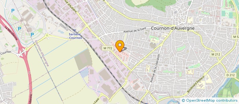 localisation de l'entreprise MATERIEL DE PRO à COURNON-D'AUVERGNE