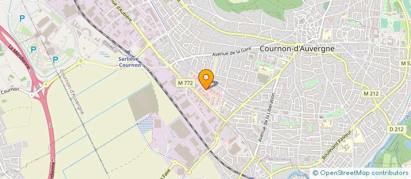 localisation de l'entreprise MATERIEL DE PRO COM à COURNON-D'AUVERGNE