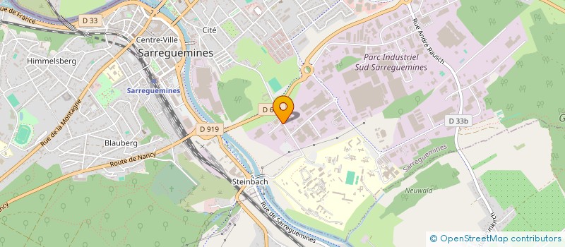 localisation de l'entreprise MATERIEL DISTRIBUTION à SARREGUEMINES
