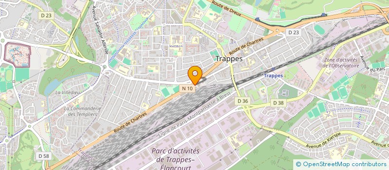 localisation de l'entreprise MATERIEL ET APPAREILLAGE MECANIQUE à TRAPPES