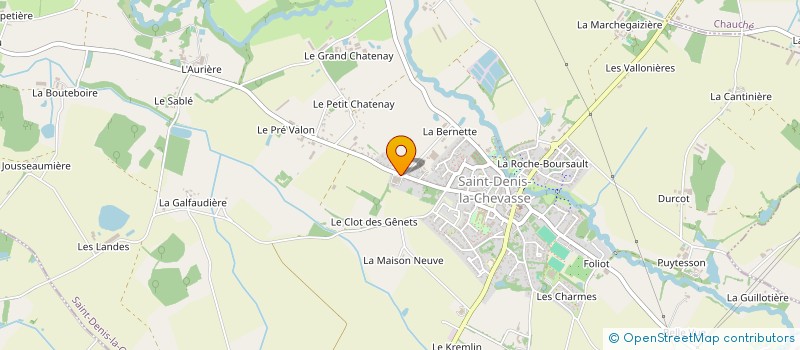 localisation de l'entreprise MATERIEL ET EQUIPEMENT D'ELEVAGE VENDEEN à SAINT-DENIS-LA-CHEVASSE
