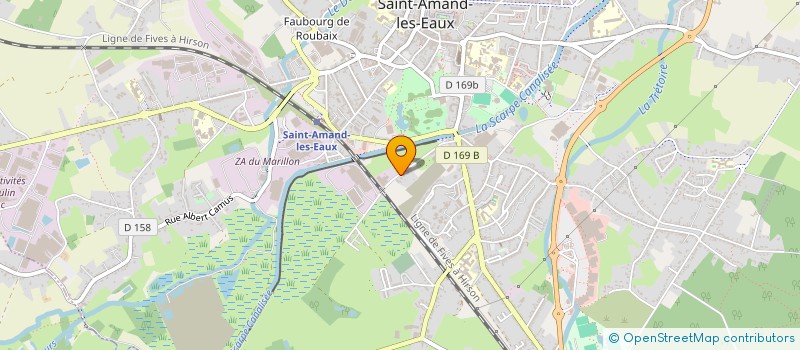 localisation de l'entreprise MATERIEL GRAPHIQUE à SAINT-AMAND-LES-EAUX