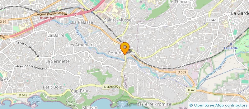localisation de l'entreprise MATERIEL MEDICAL ASSISTANCE LANDAIS à TOULON