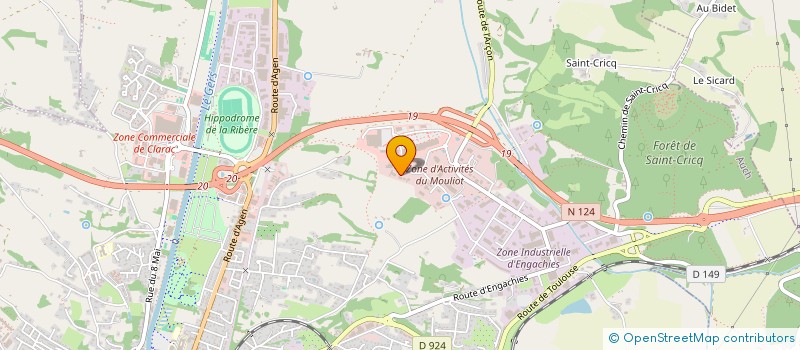 localisation de l'entreprise MATERIEL MEDICAL AUCH  AUCH